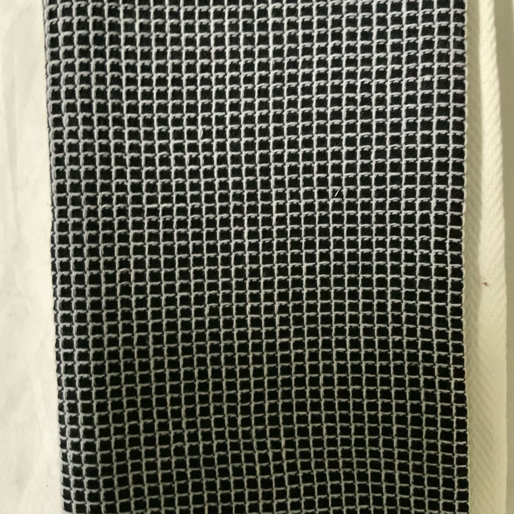 Thanksgiving Turkey Kitchen Towels Give Thanks Buffalo Check Black White 2 PC - Picture 5 of 10